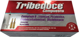 Tribedoce Compuesto B Diclofenaco 3 Ampolletas
